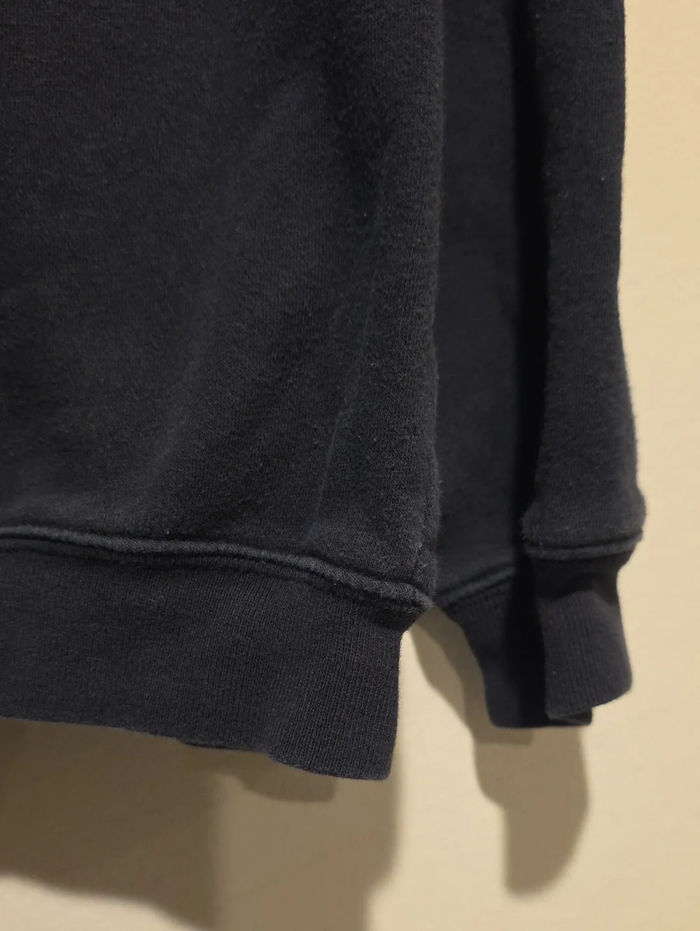 GAP Black Fleece Zip-Up Jacket Size 4t Quarter Zip Pullover Black